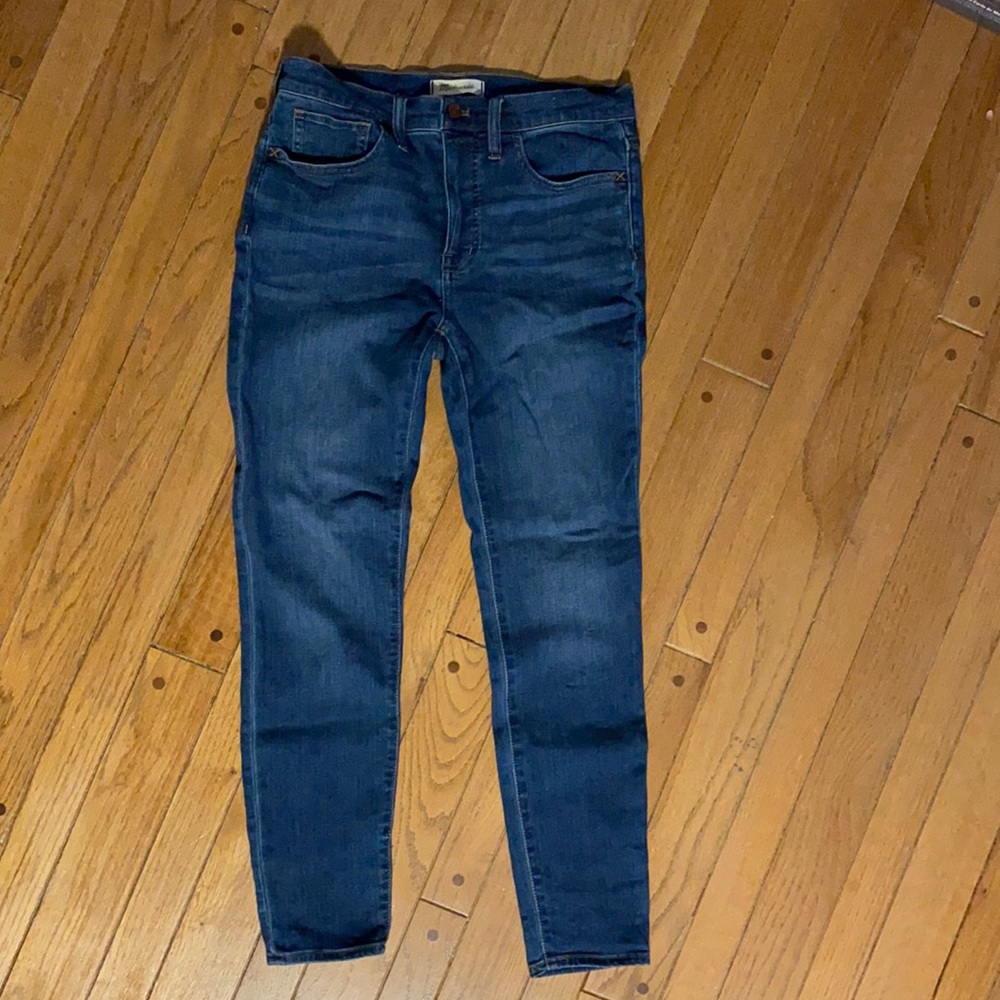 Madewell mid rise skinny jeans